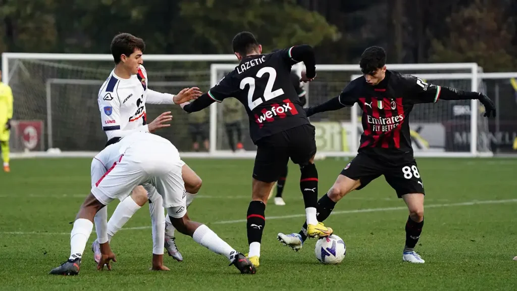 a.c. milan vs lumezzane lineups